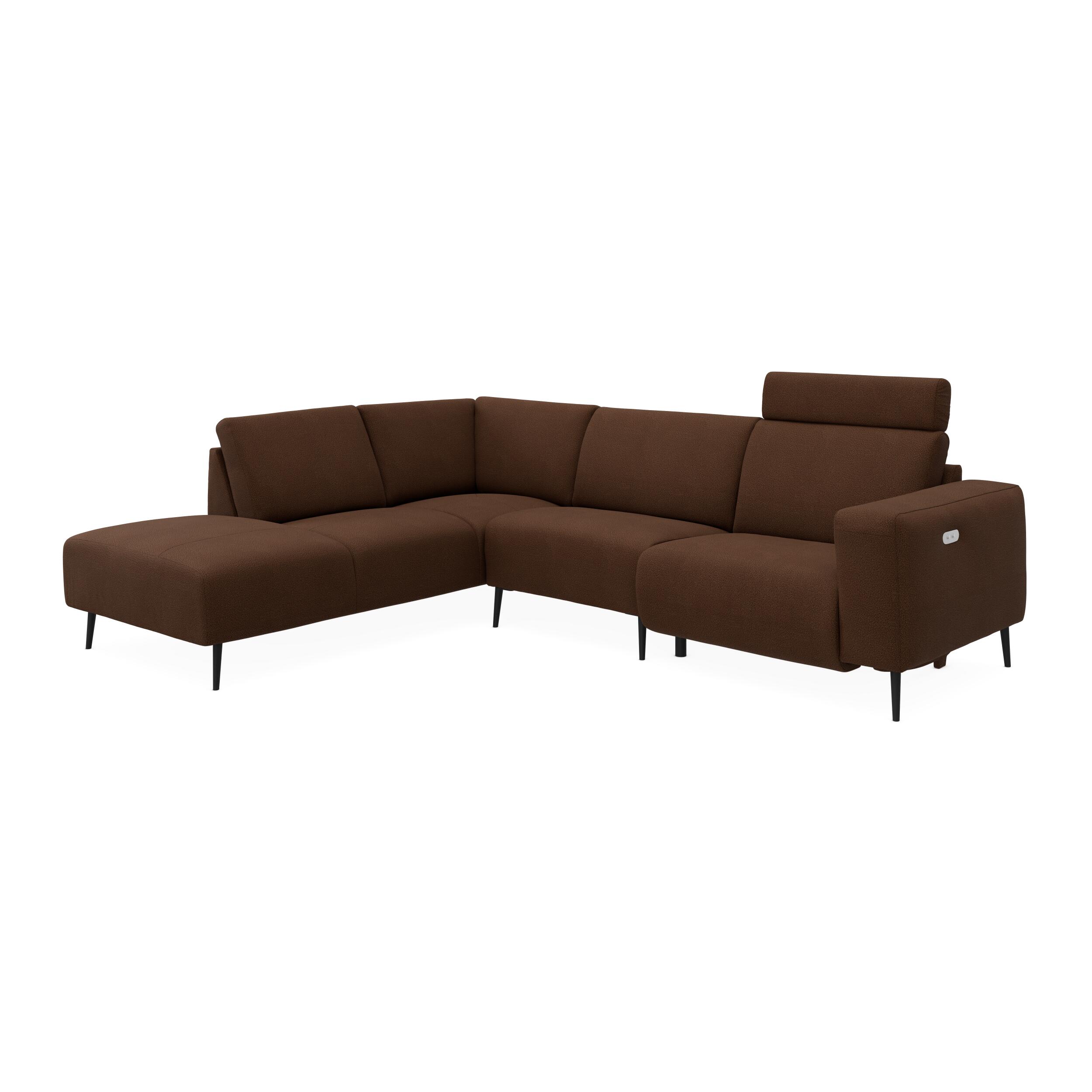 Remus venstrevendt sofa med pufafslutning 