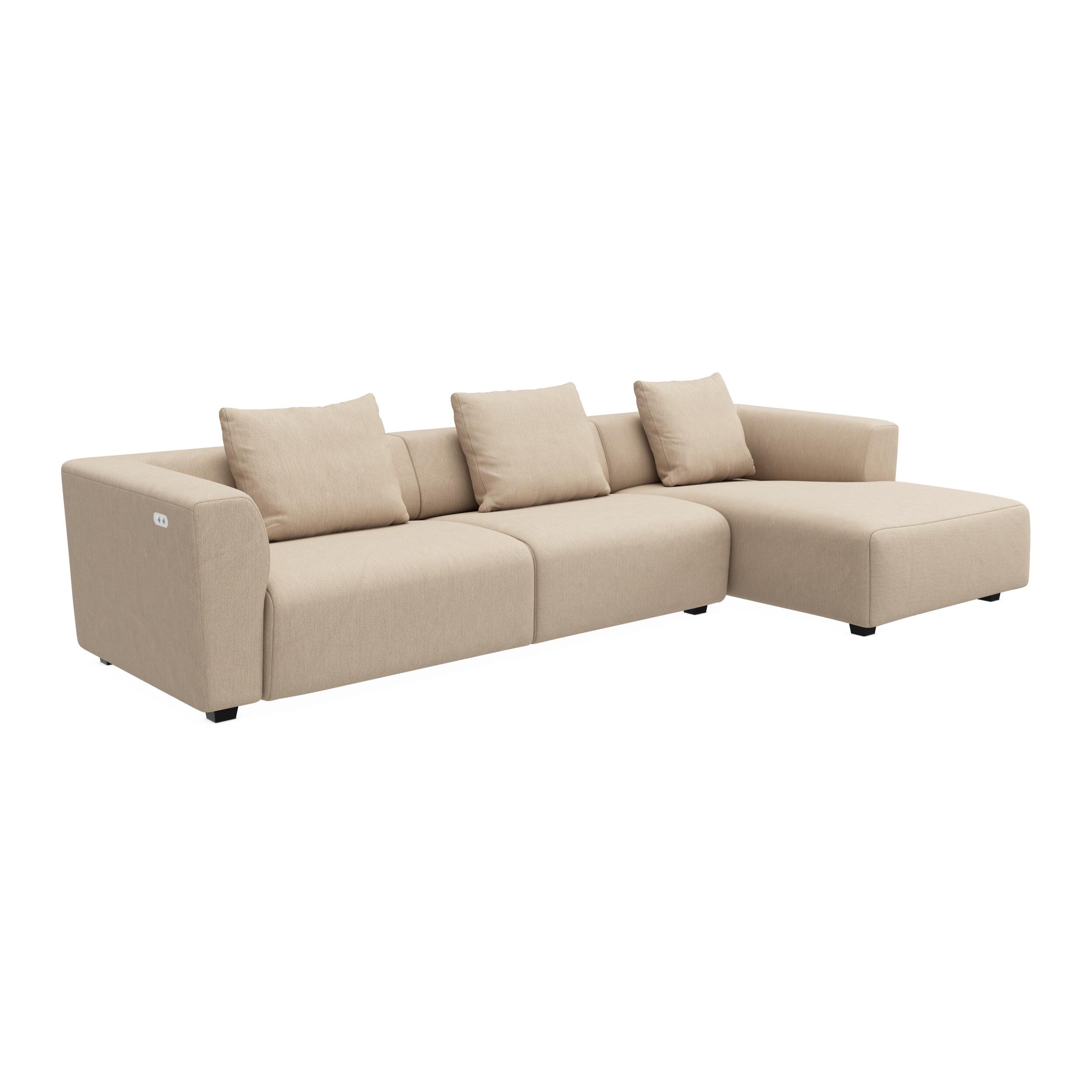 Solaro højrevendt sofa med chaiselong 