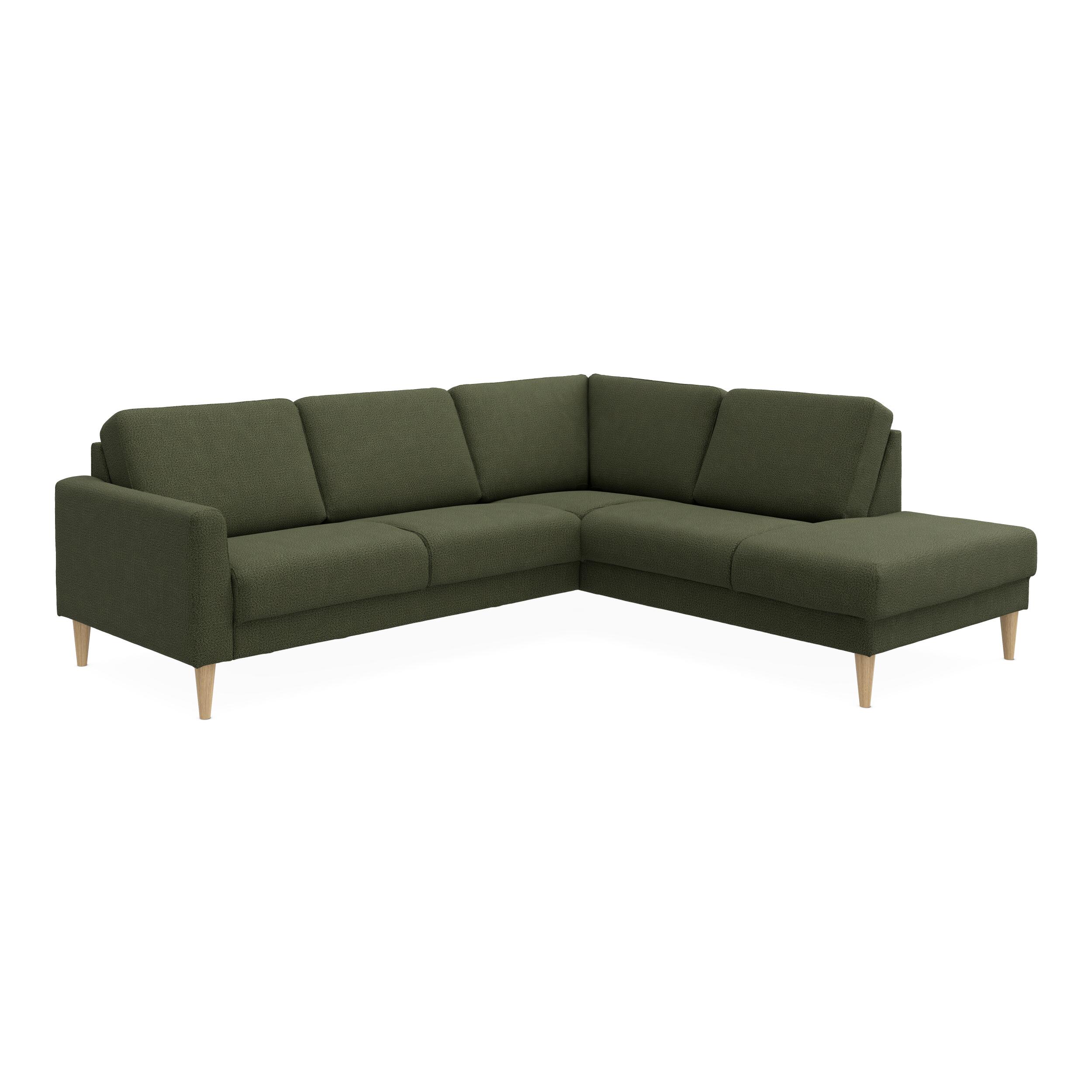 Linea højrevendt hjørnesofa med pufafslutning 