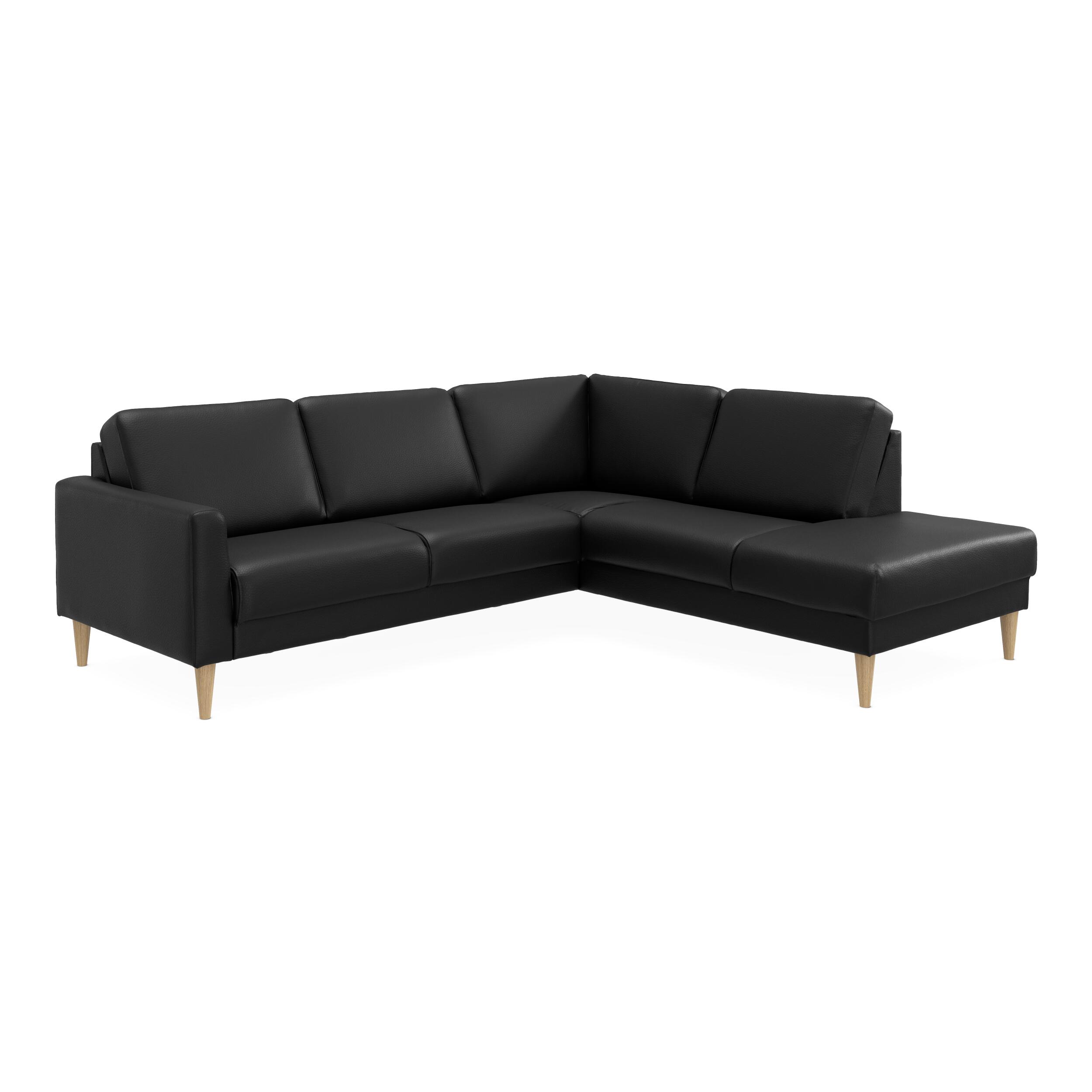 Linea højrevendt hjørnesofa med pufafslutning 