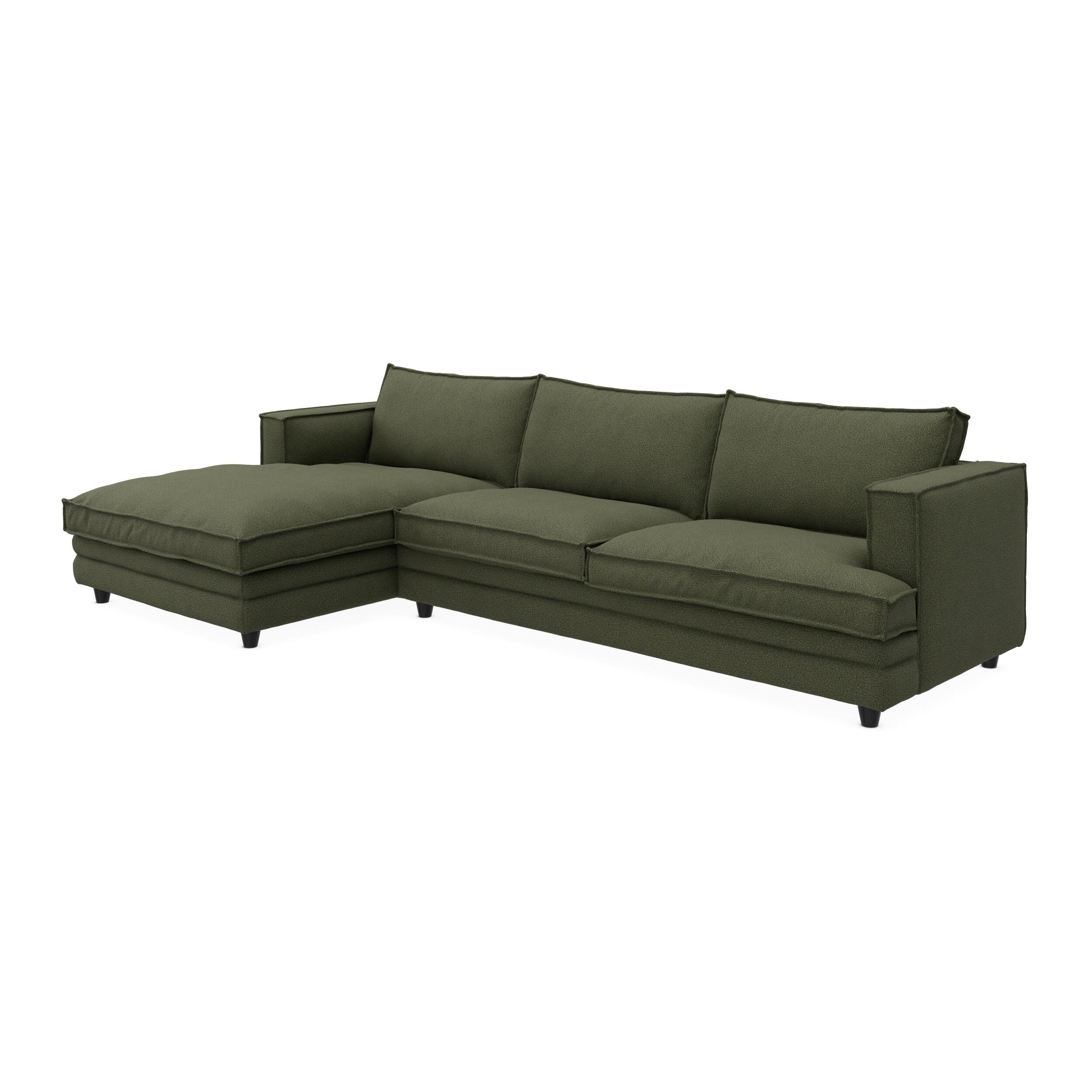 Agir venstrevendt sofa med chaiselong 