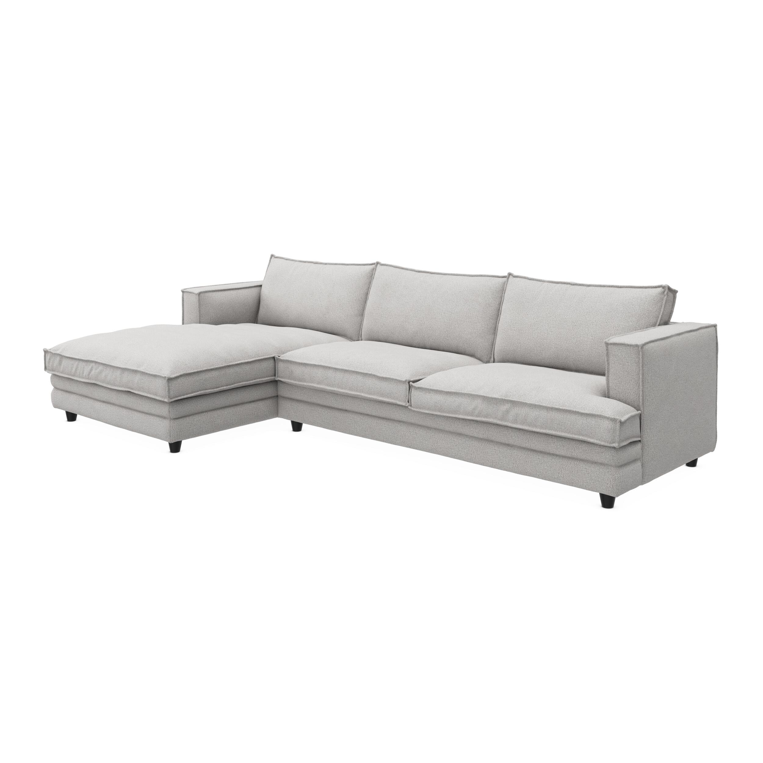 Agir venstrevendt sofa med chaiselong 
