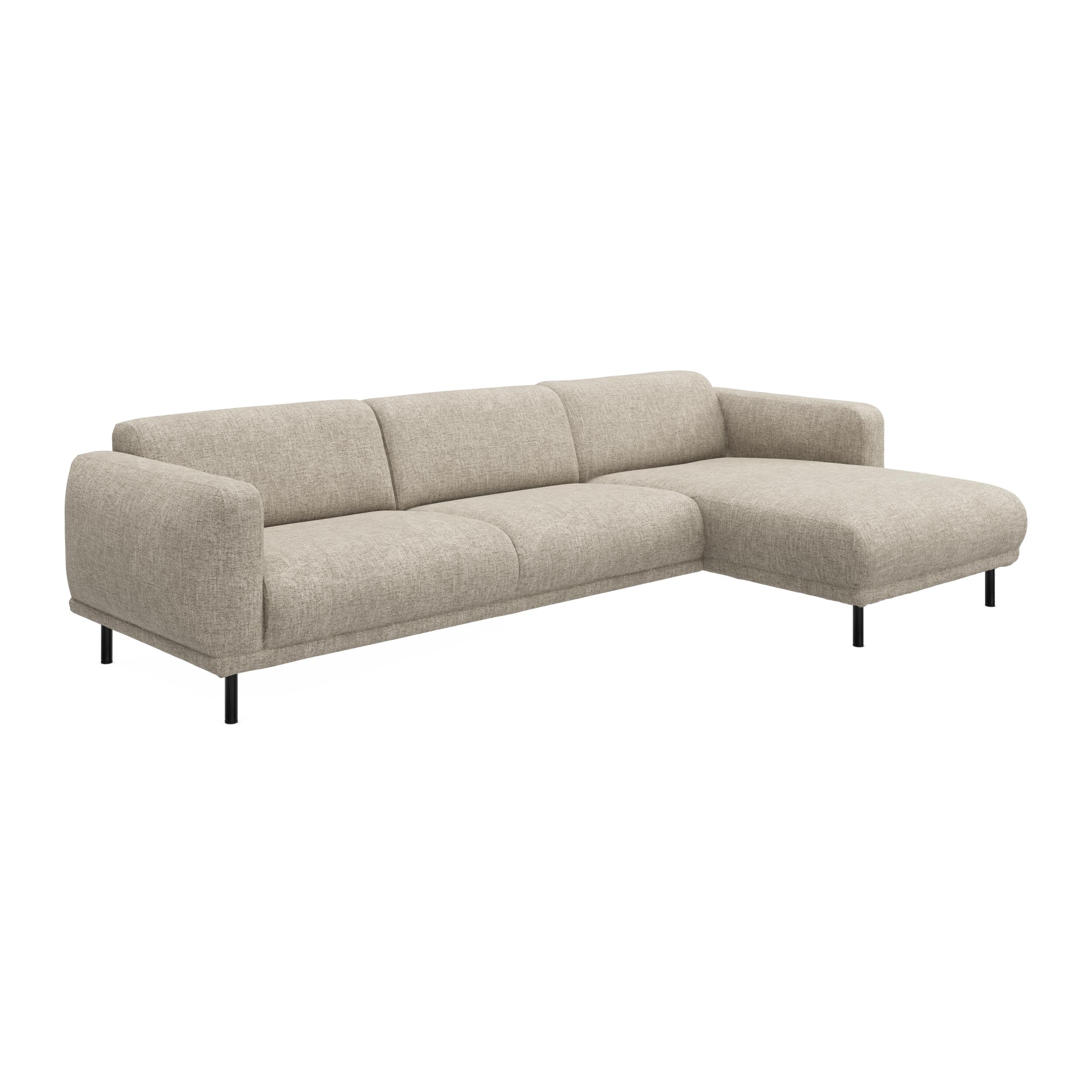 Parker højrevendt sofa med chaiselong 