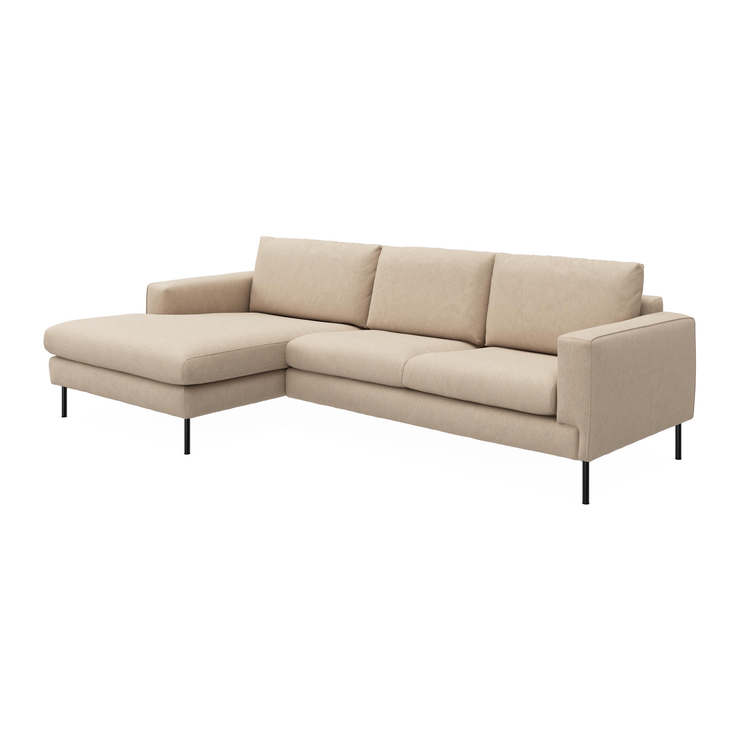 Nyland venstrevendt sofa med chaiselong 