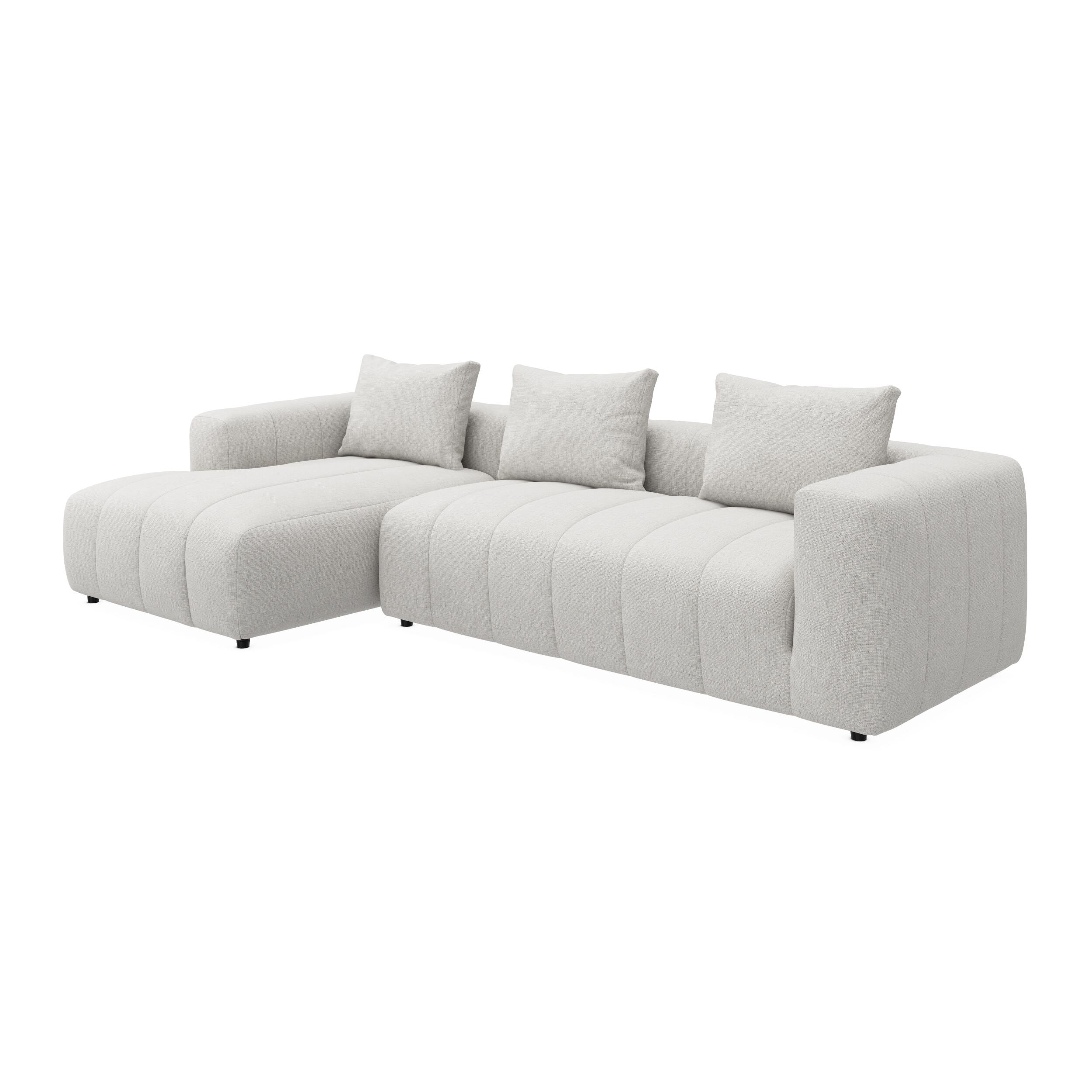Ingvar venstrevendt sofa med chaiselong 
