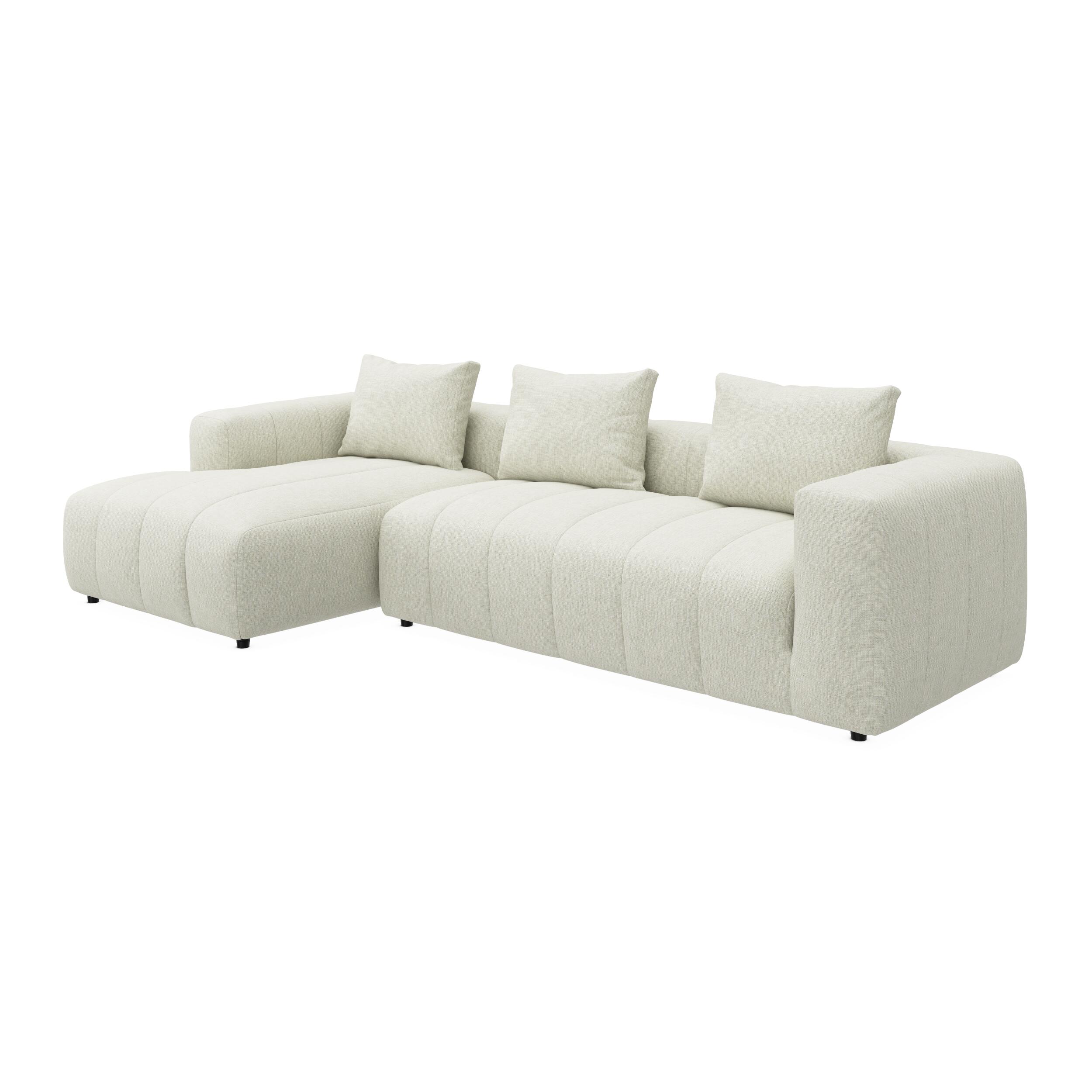 Ingvar venstrevendt sofa med chaiselong 