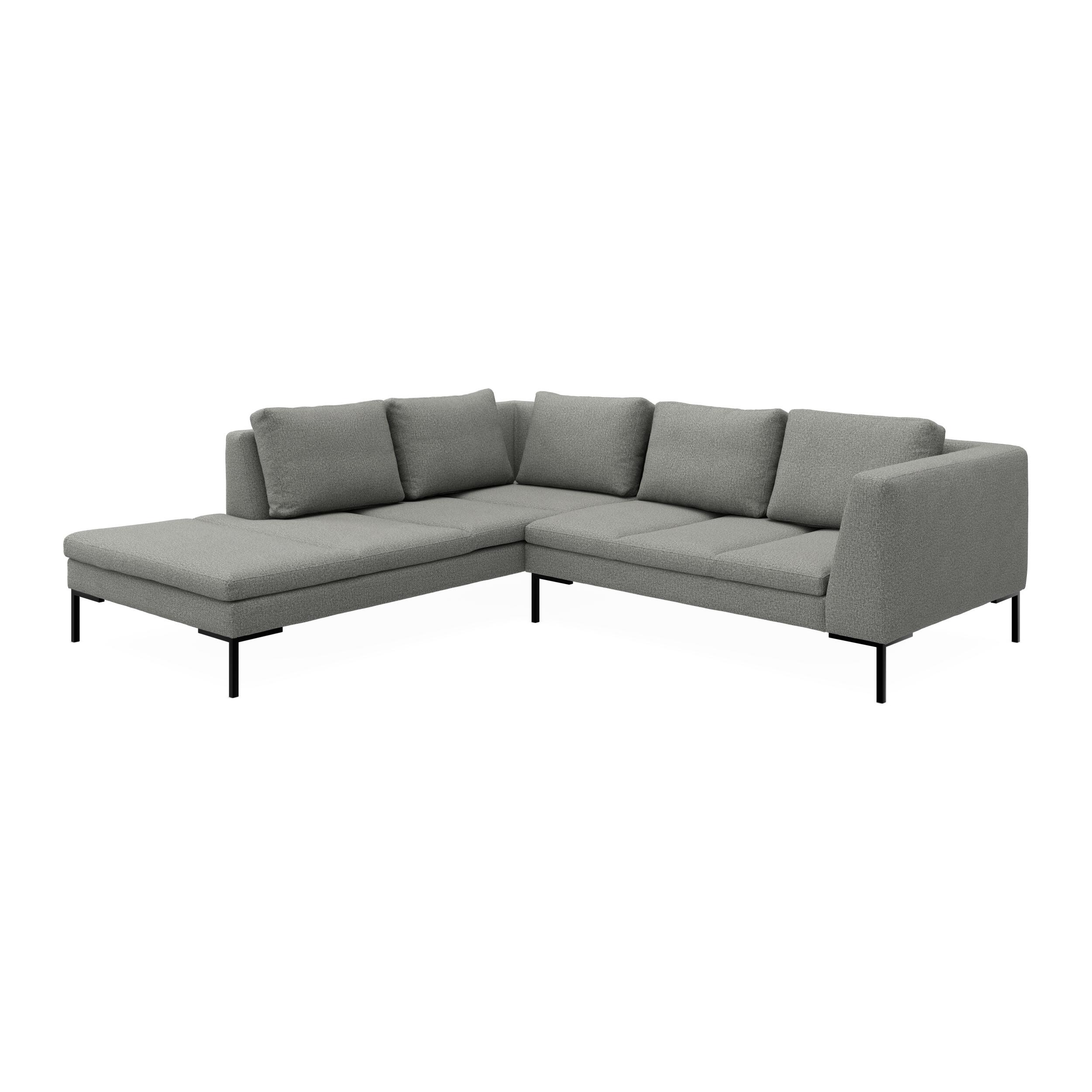Nordskov venstrevendt hjørnesofa med pufafslutning 