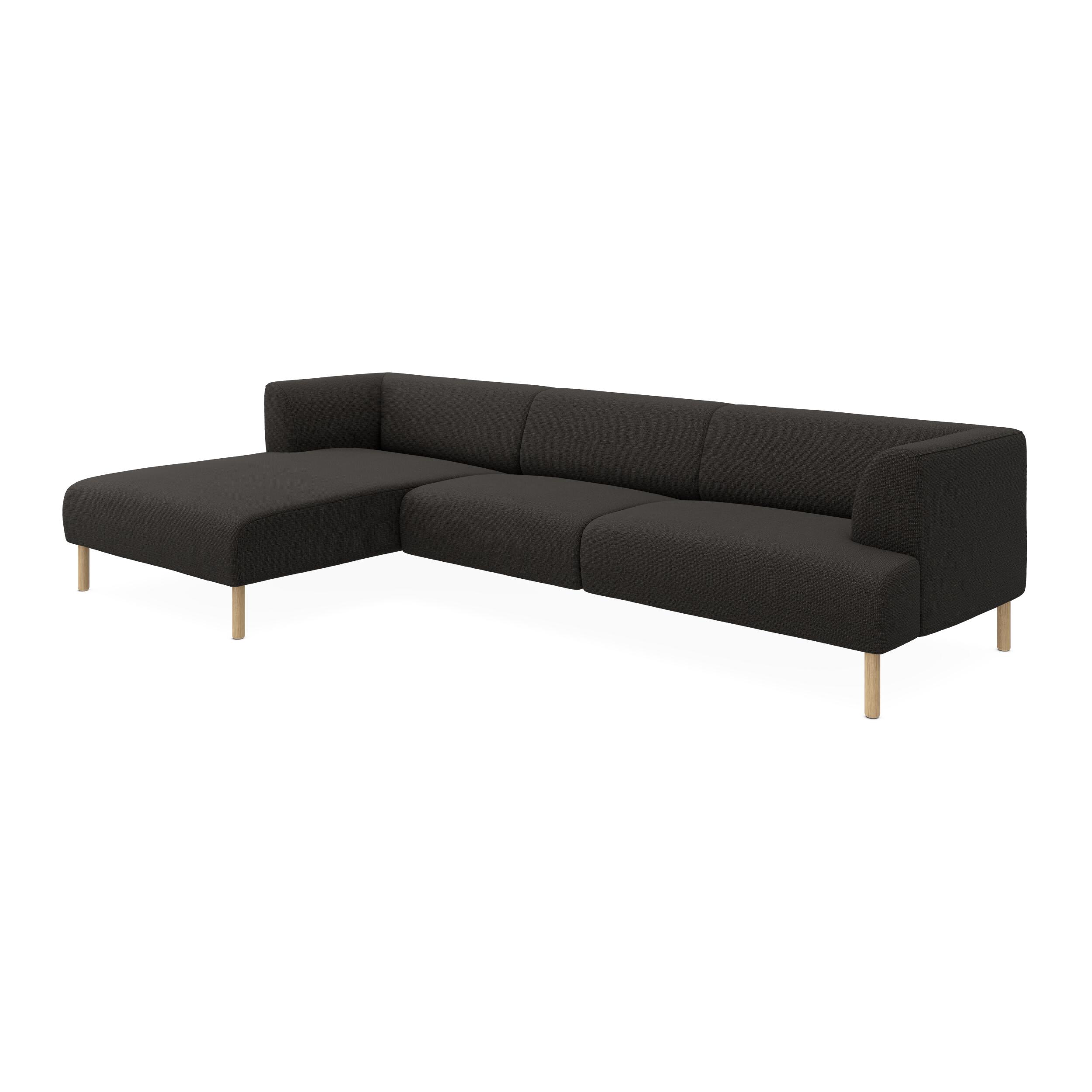 Teron venstrevendt sofa med chaiselong 