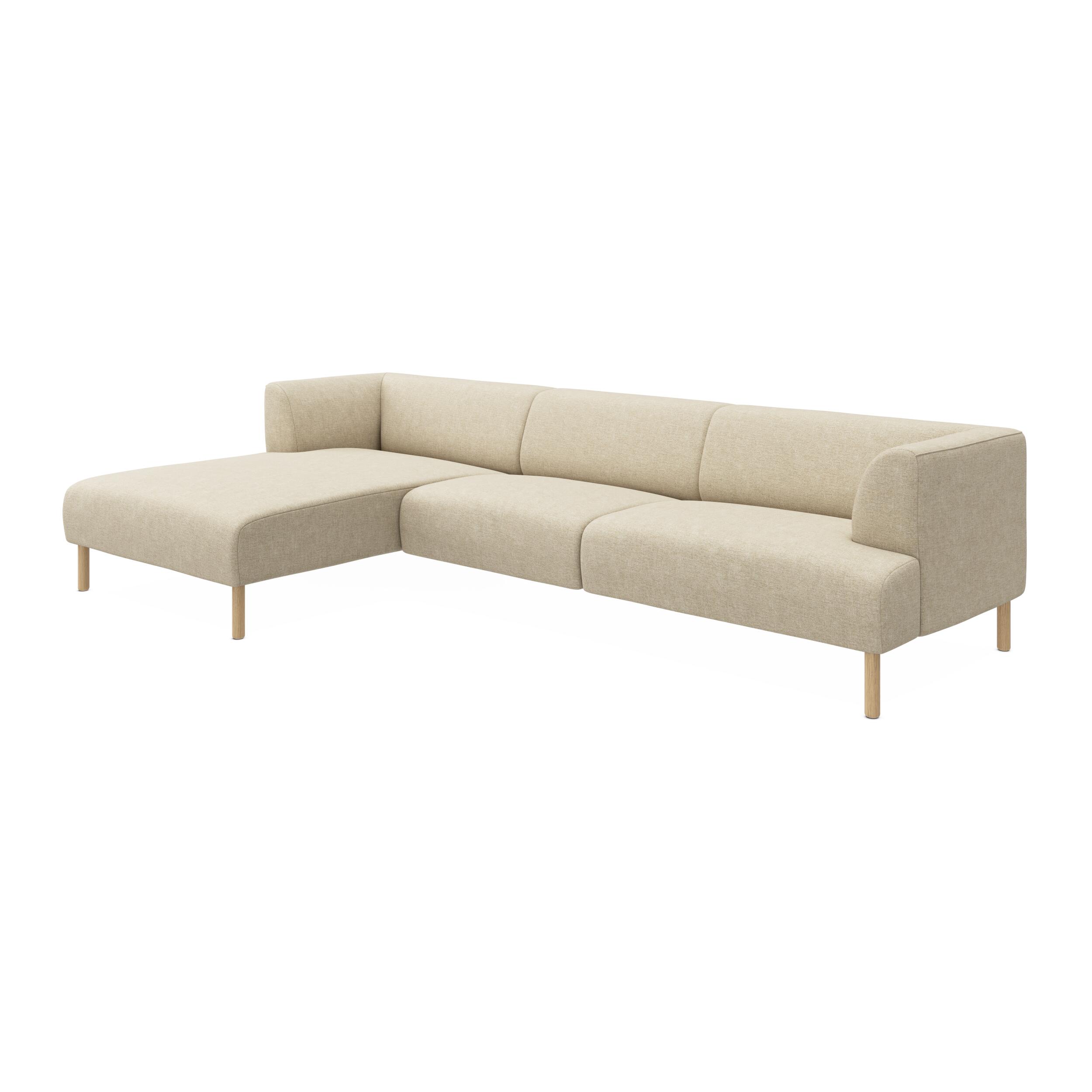 Teron venstrevendt sofa med chaiselong 