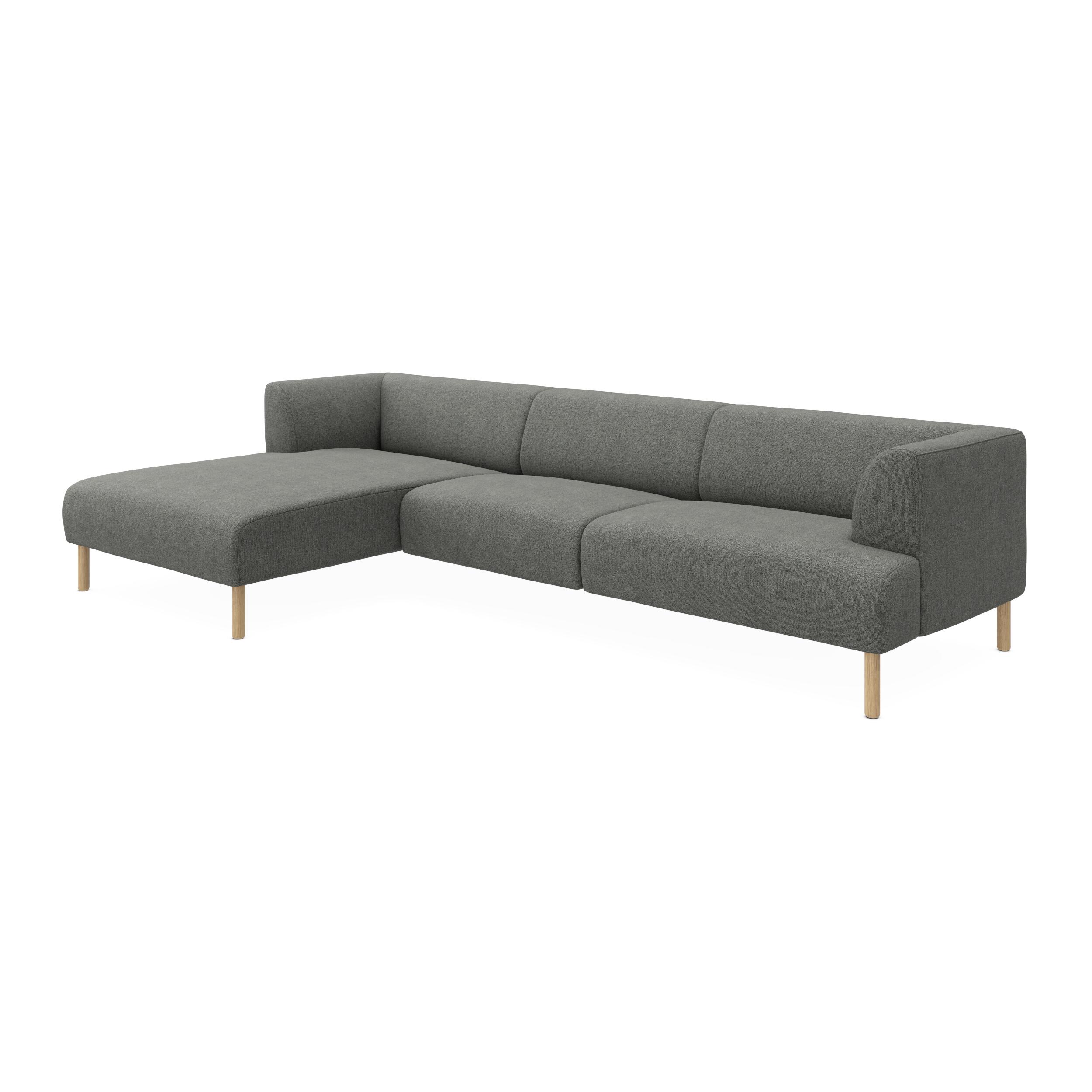 Teron venstrevendt sofa med chaiselong 