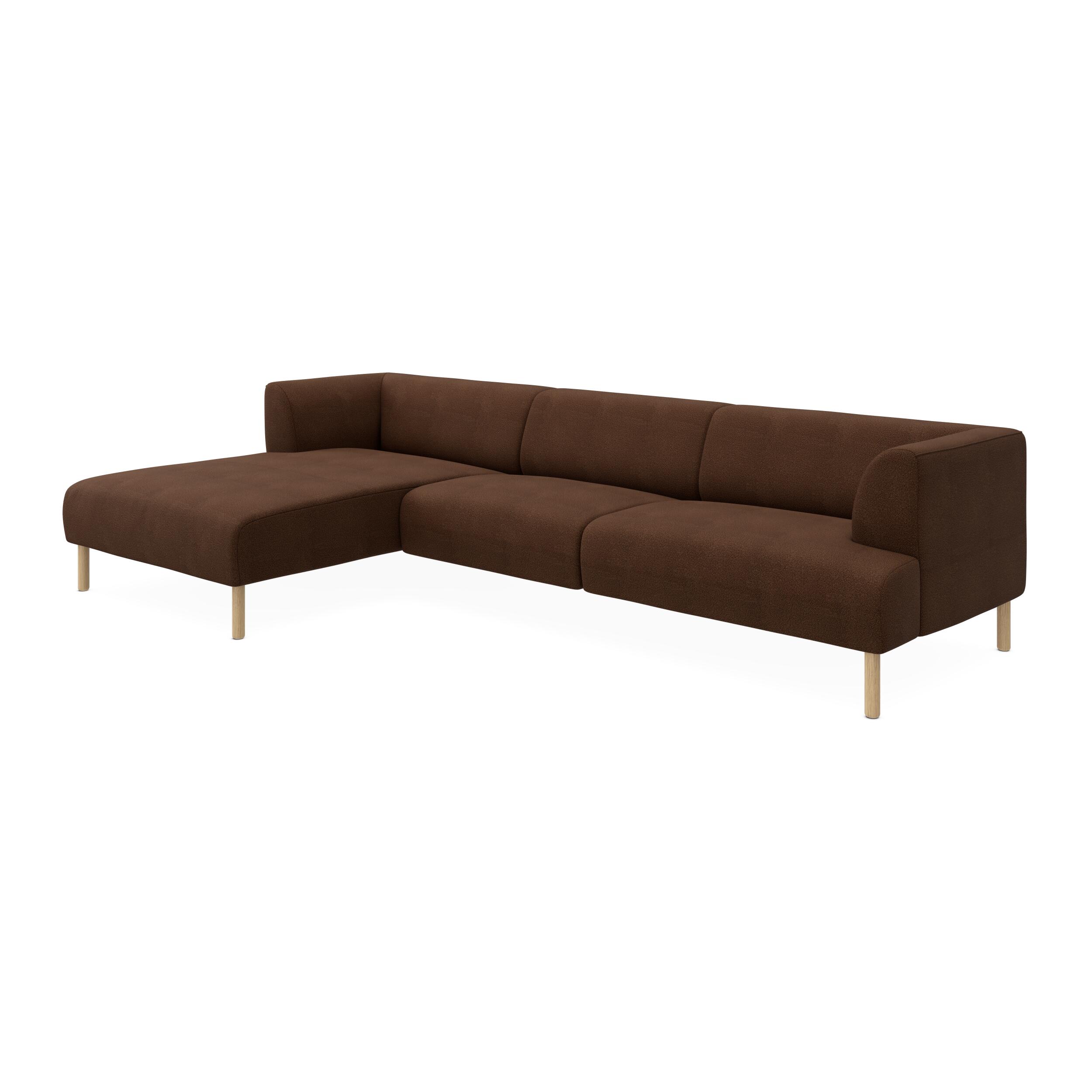 Teron venstrevendt sofa med chaiselong 