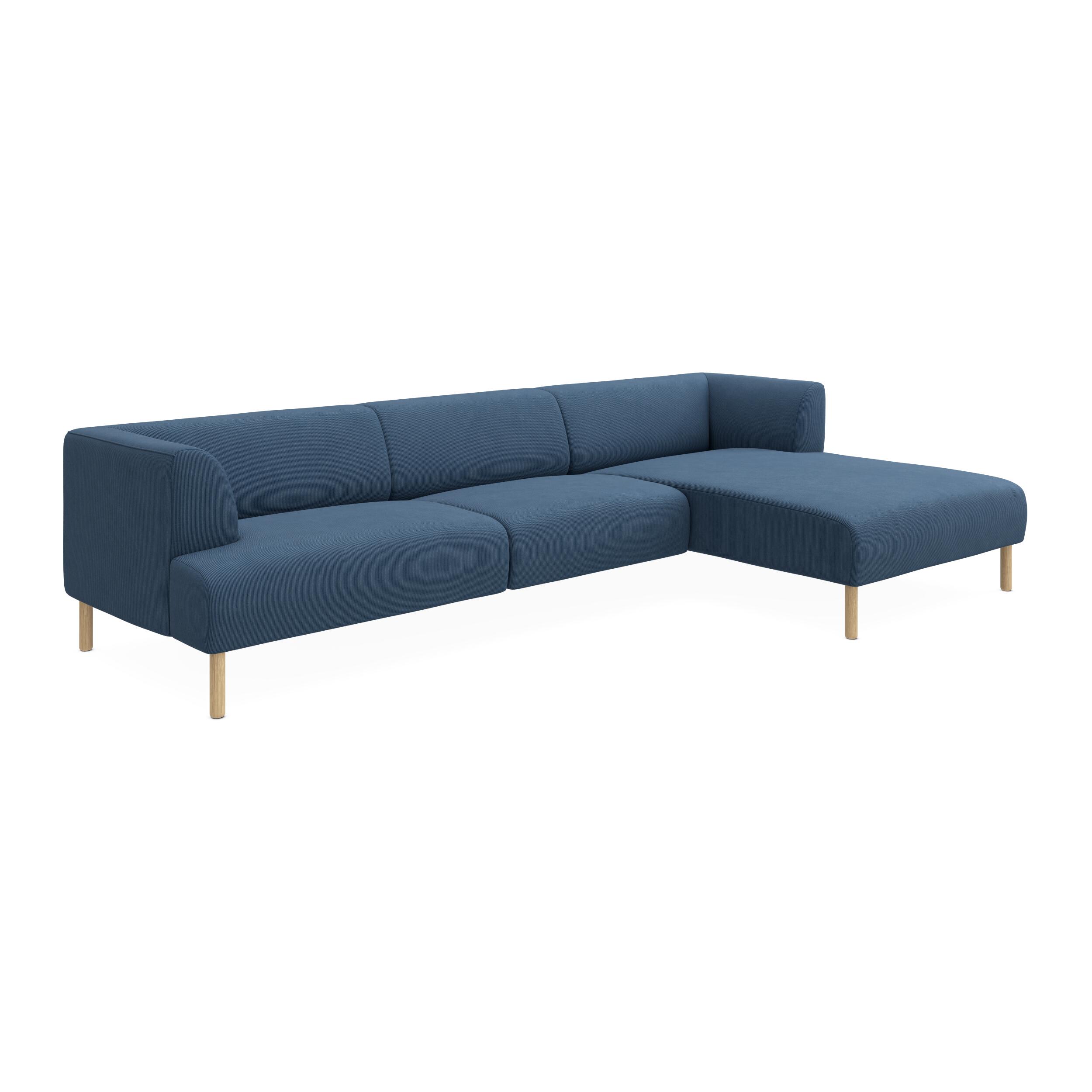 Teron højrevendt sofa med chaiselong 
