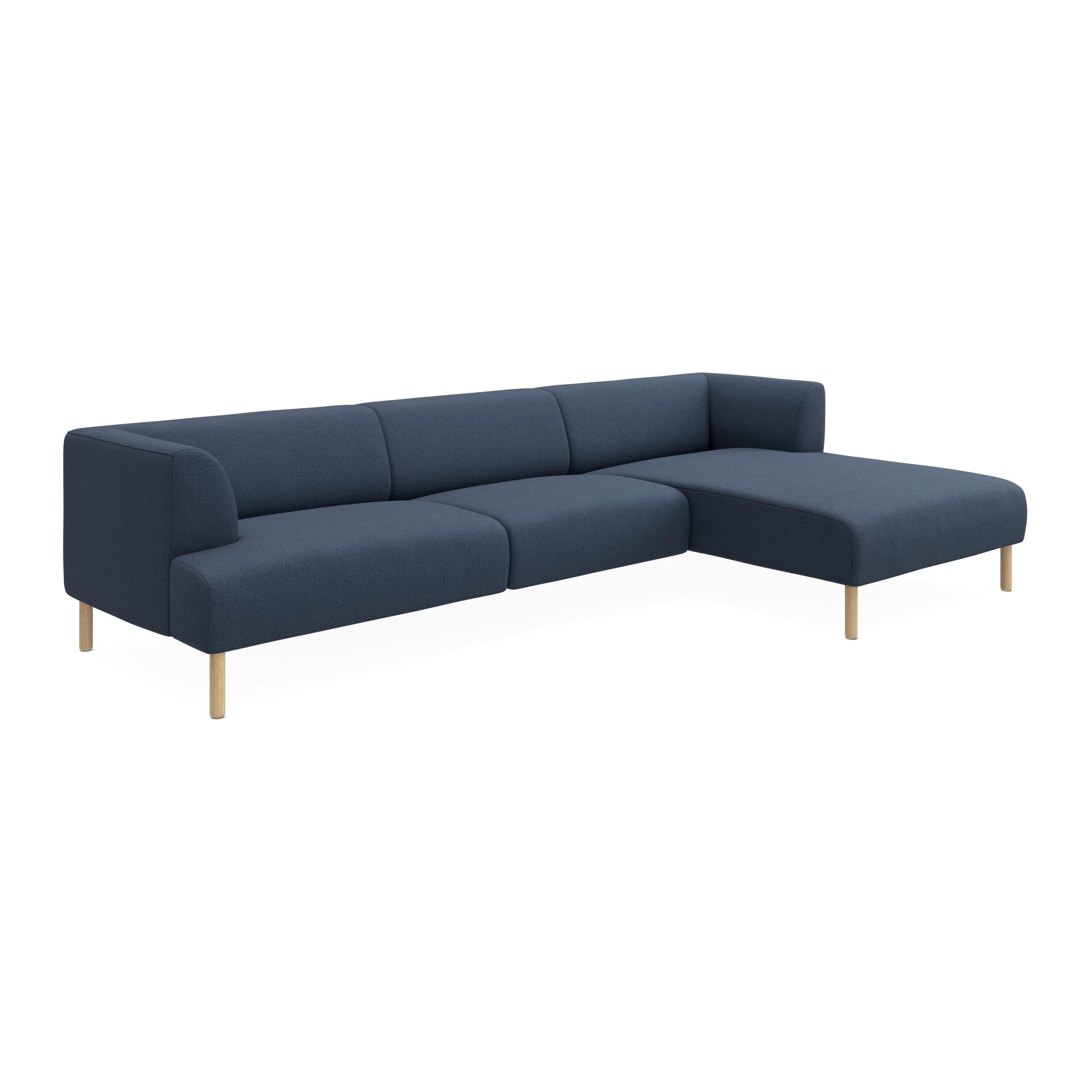 Teron højrevendt sofa med chaiselong 