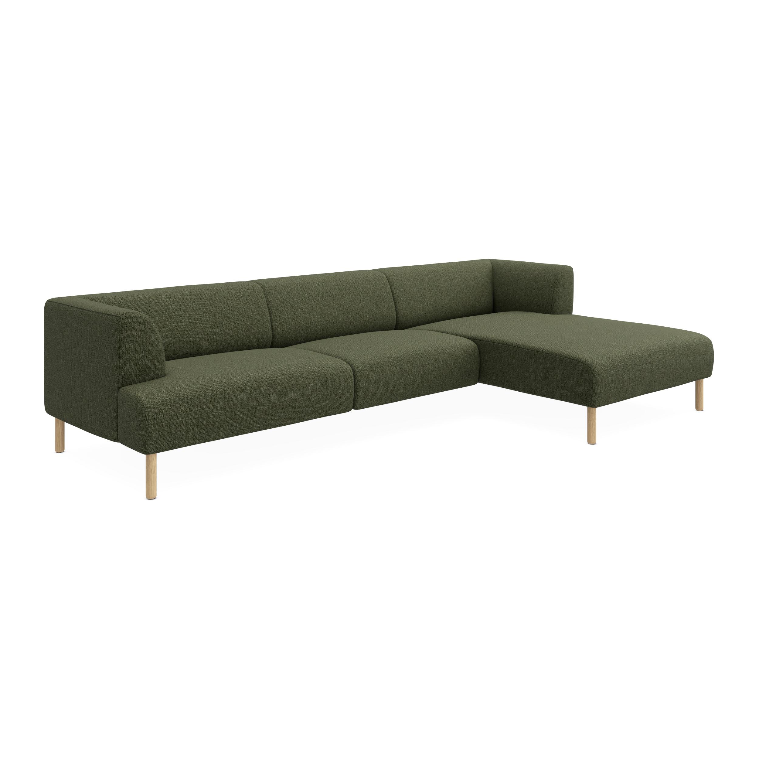 Teron højrevendt sofa med chaiselong 