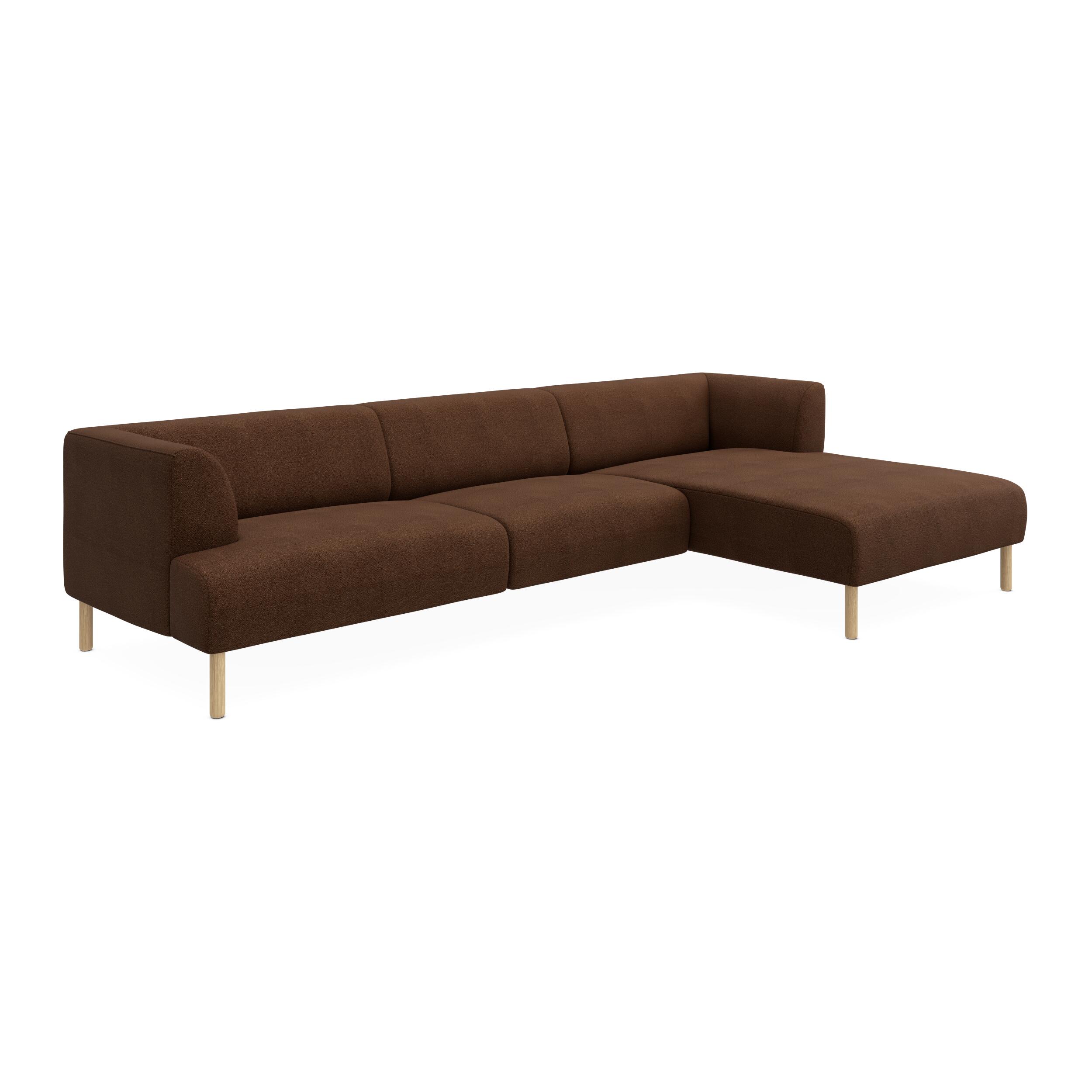 Teron højrevendt sofa med chaiselong 