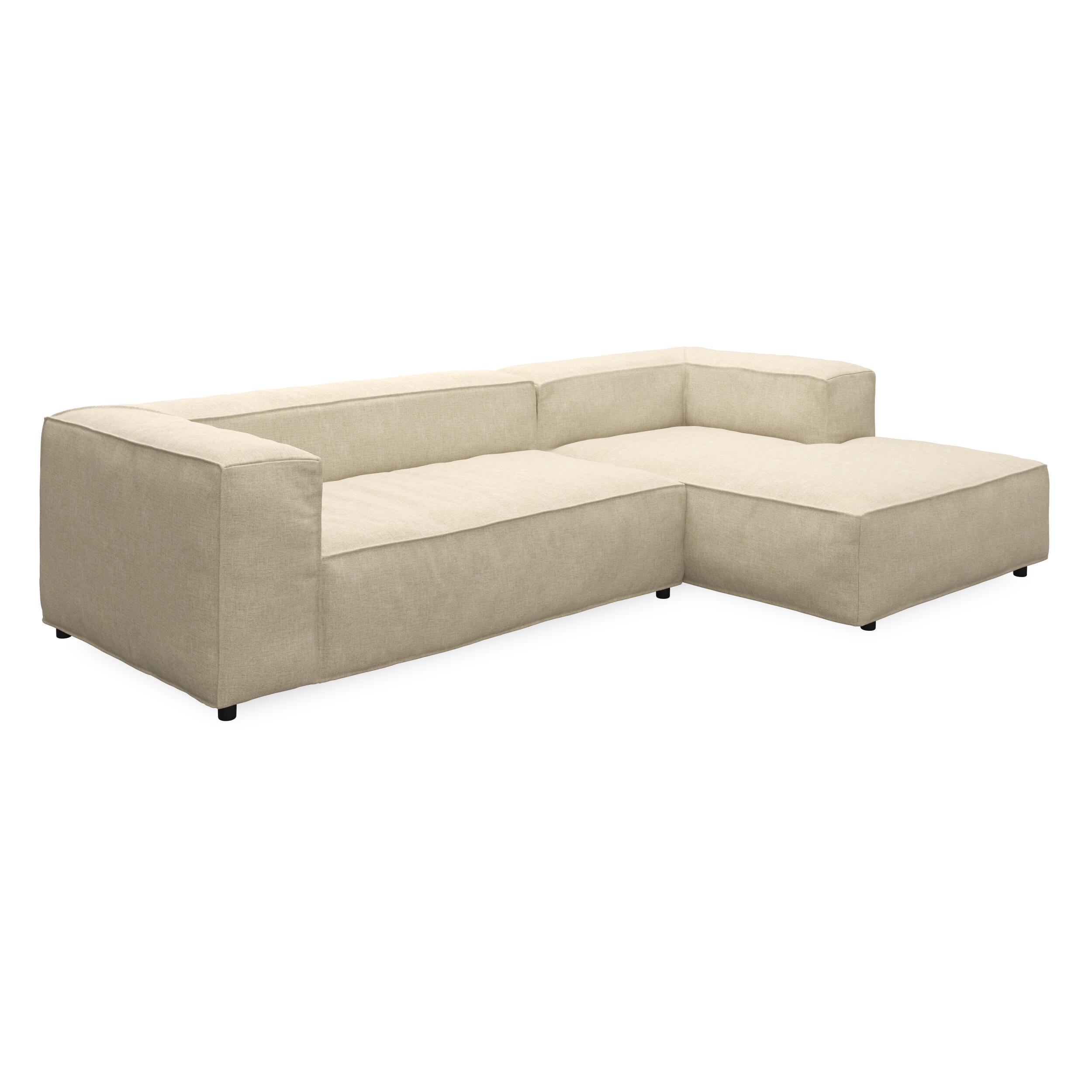 Nordstrom sofa med chaiselong 