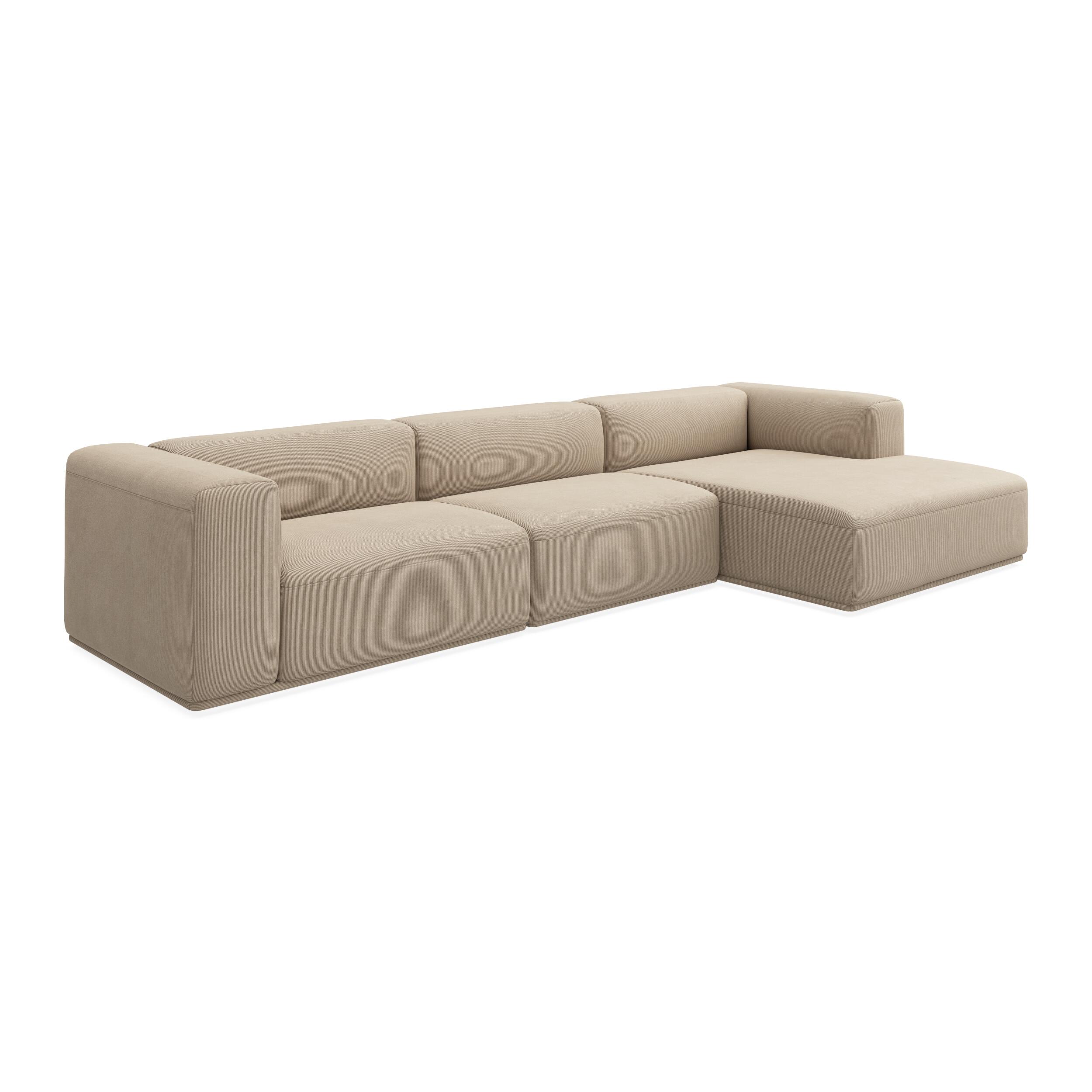 Zano 3-pers. højrevendt sofa med chaiselong