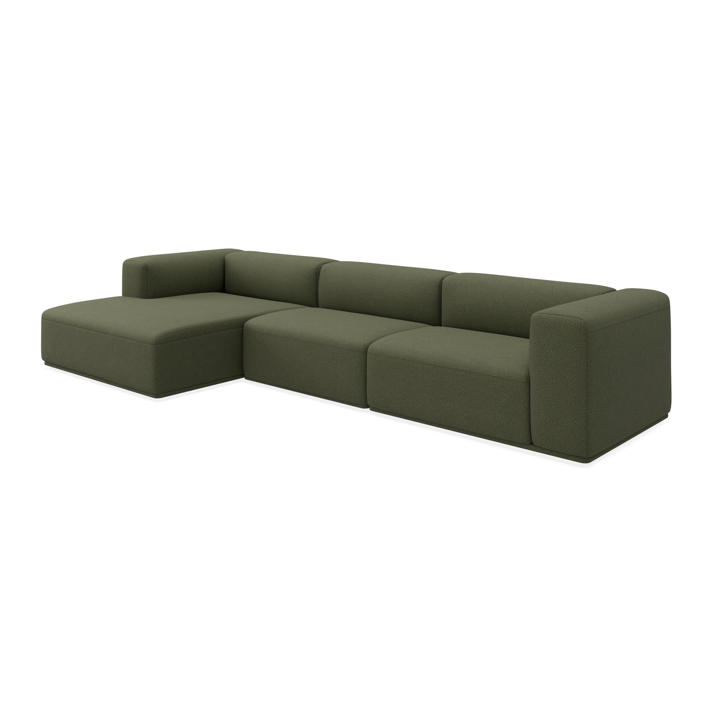 Zano 3-pers. venstrevendt sofa med chaiselong