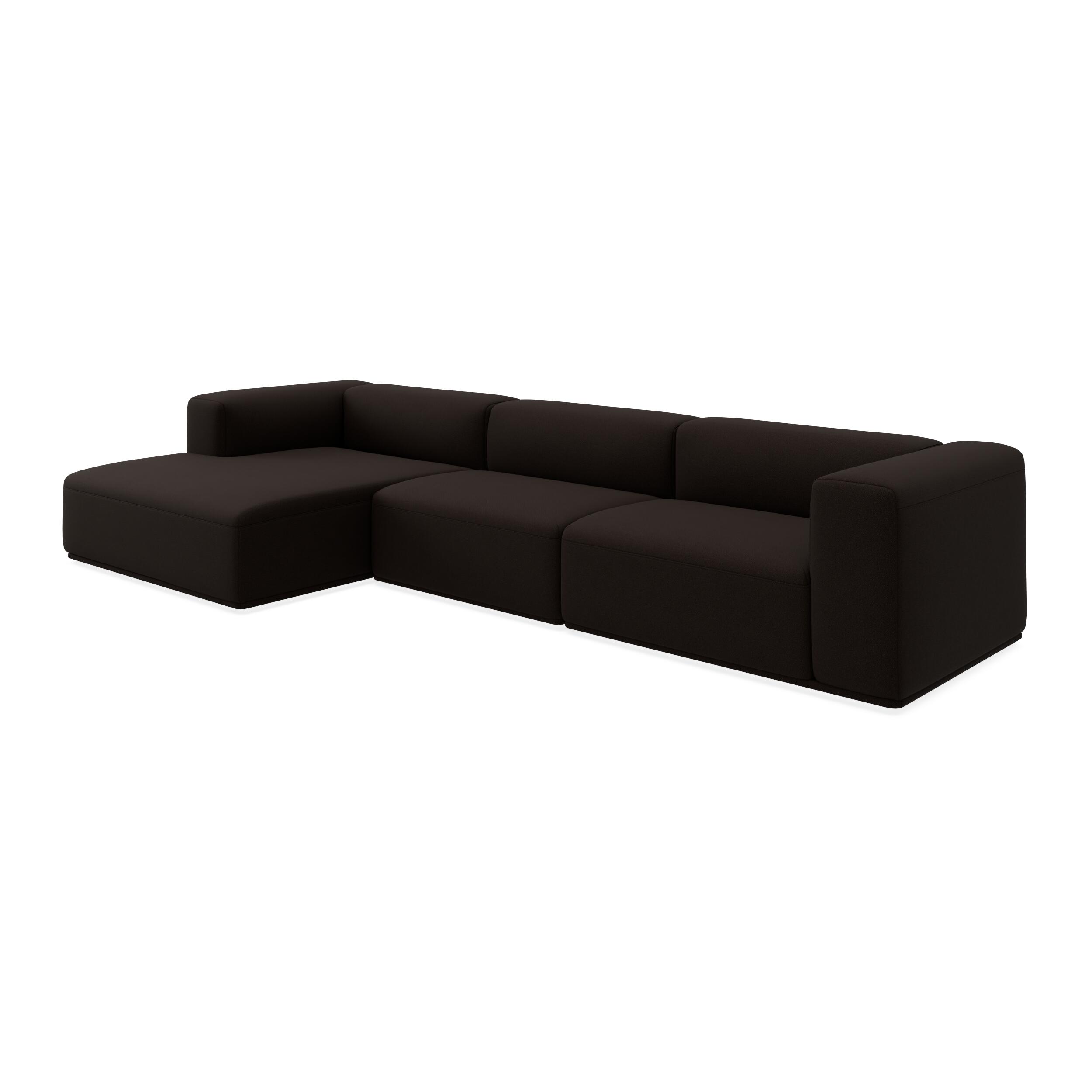 Zano 3-pers. venstrevendt sofa med chaiselong