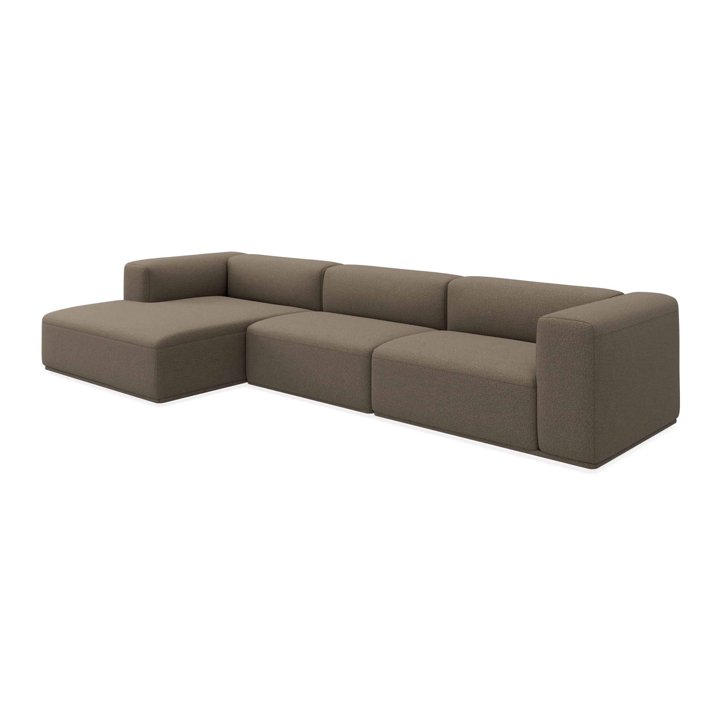 Zano 3-pers. venstrevendt sofa med chaiselong