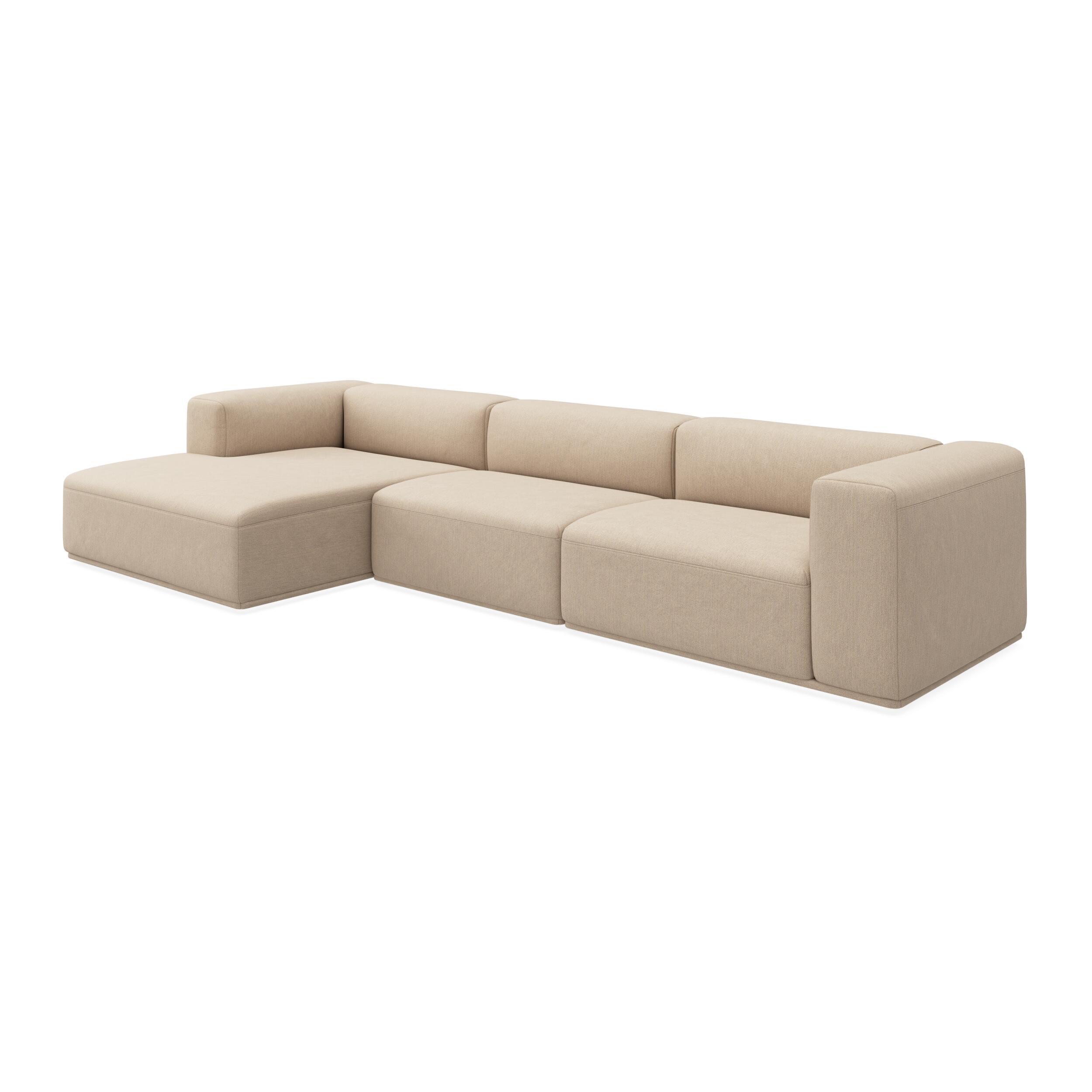 Zano 3-pers. venstrevendt sofa med chaiselong