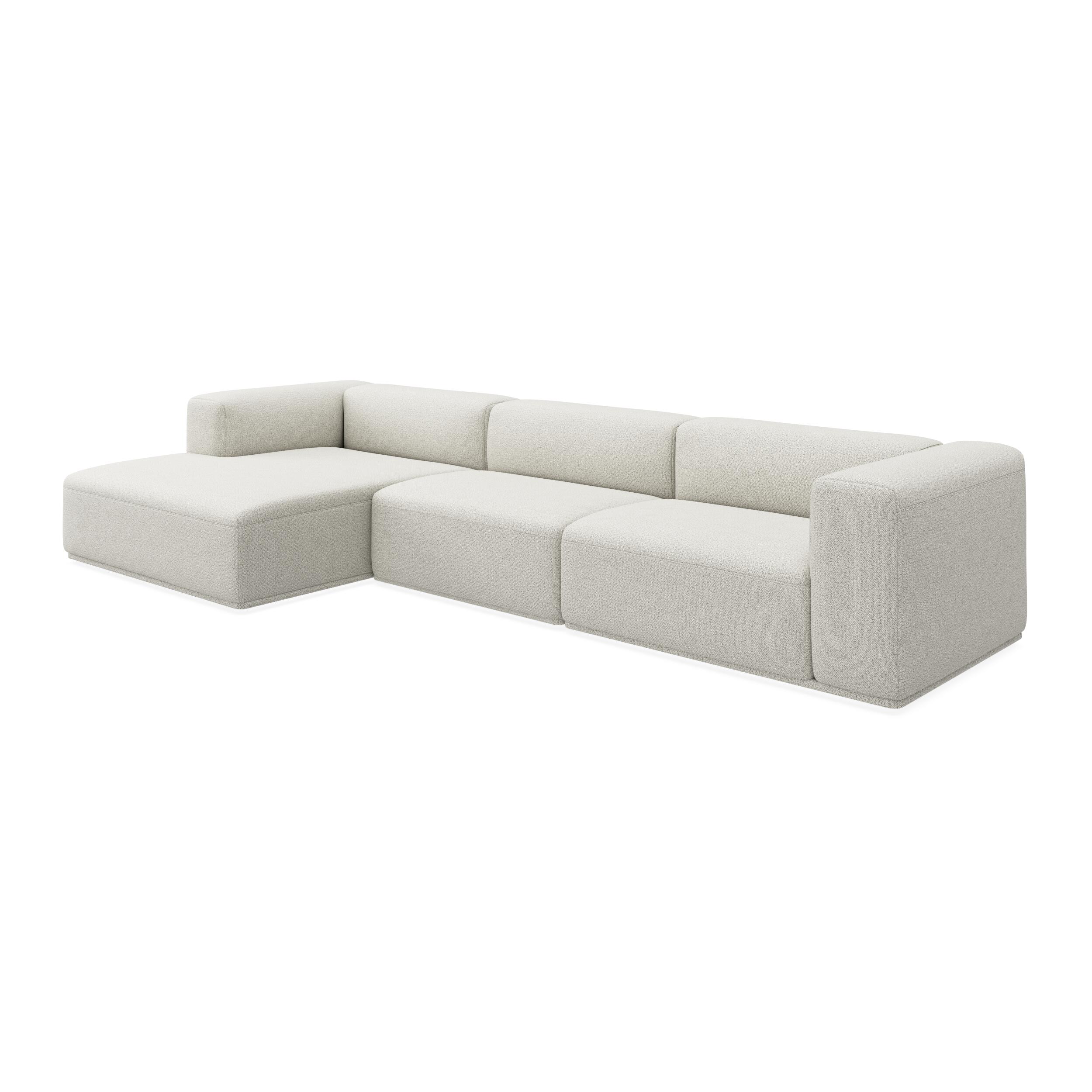 Zano 3-pers. venstrevendt sofa med chaiselong