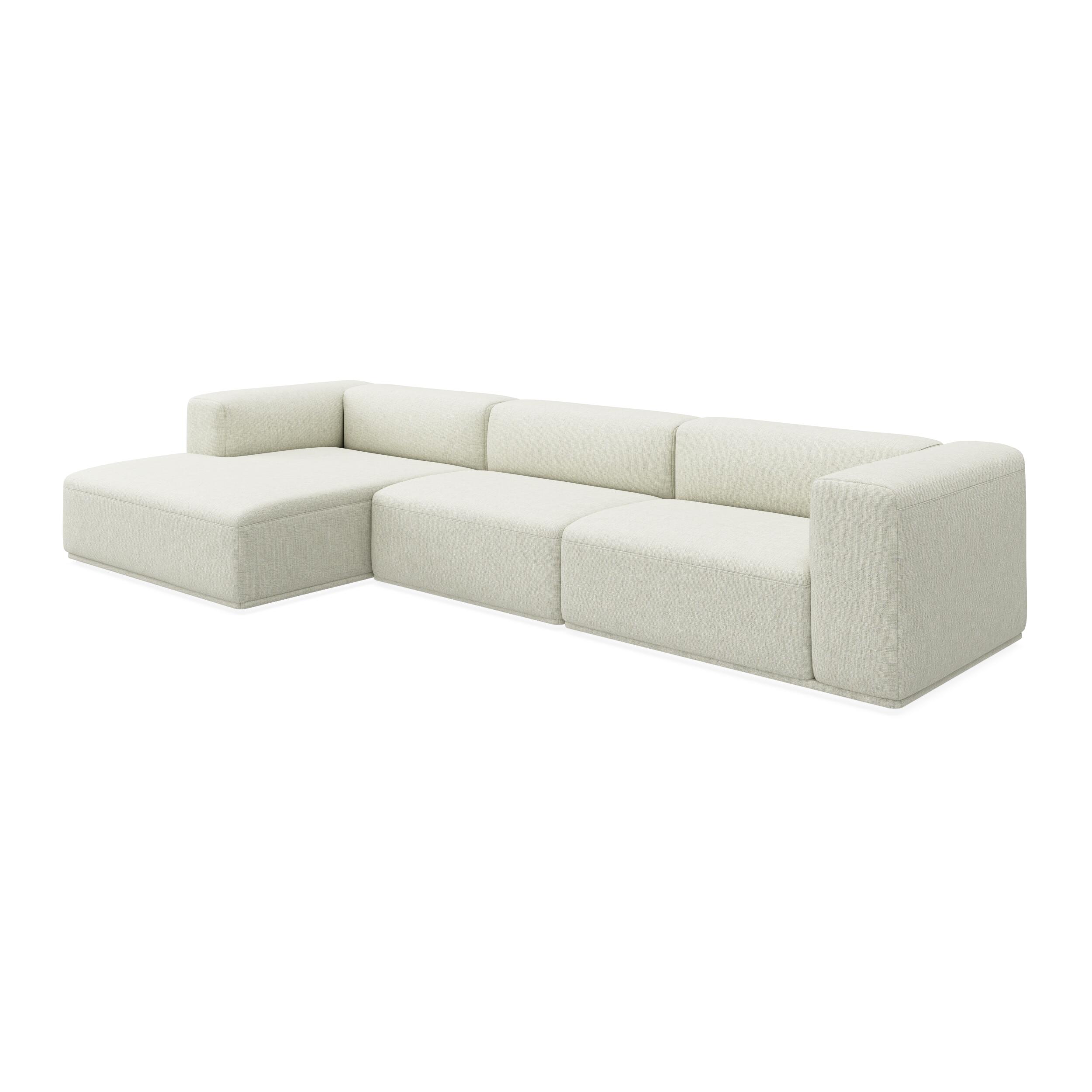 Zano 3-pers. venstrevendt sofa med chaiselong