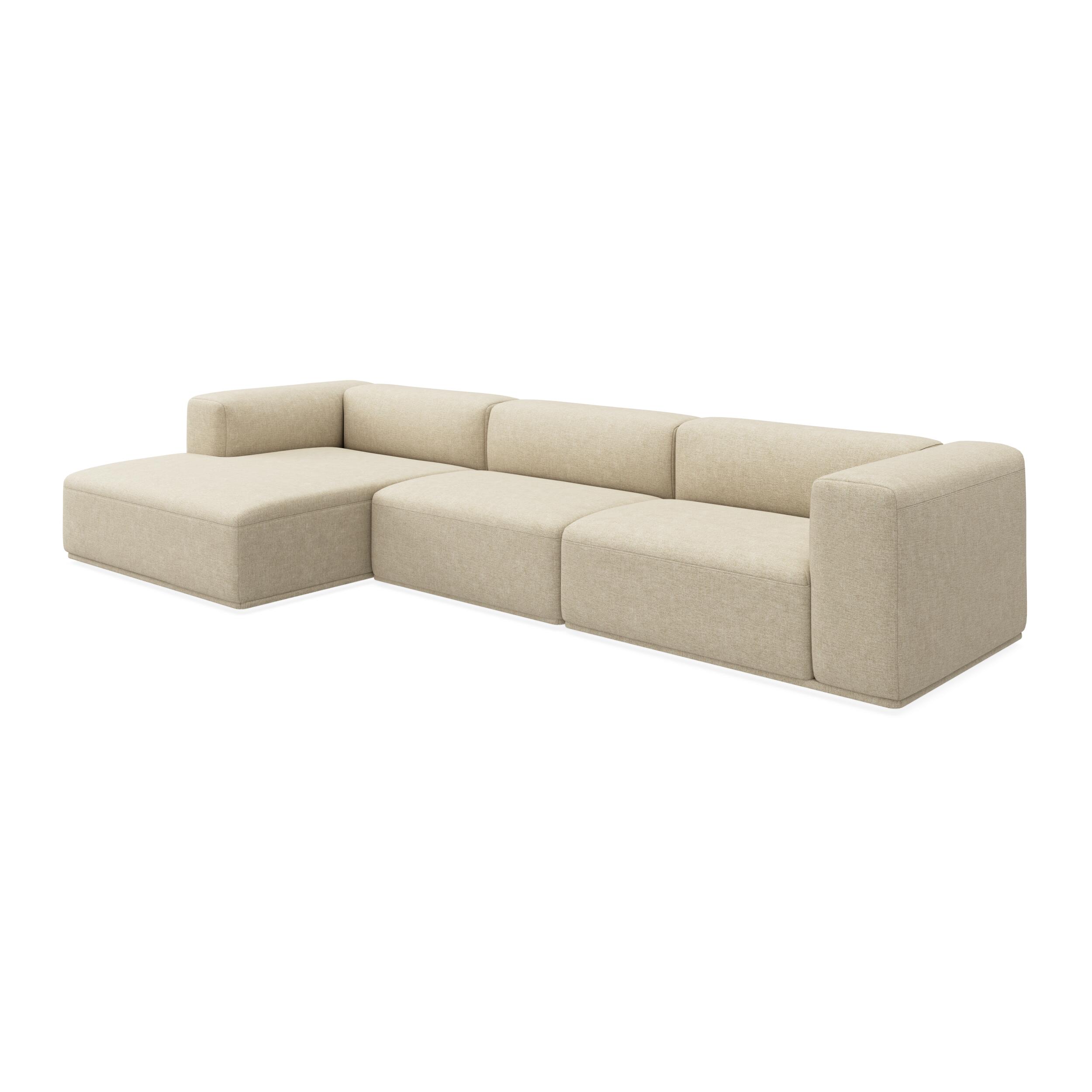 Zano 3-pers. venstrevendt sofa med chaiselong