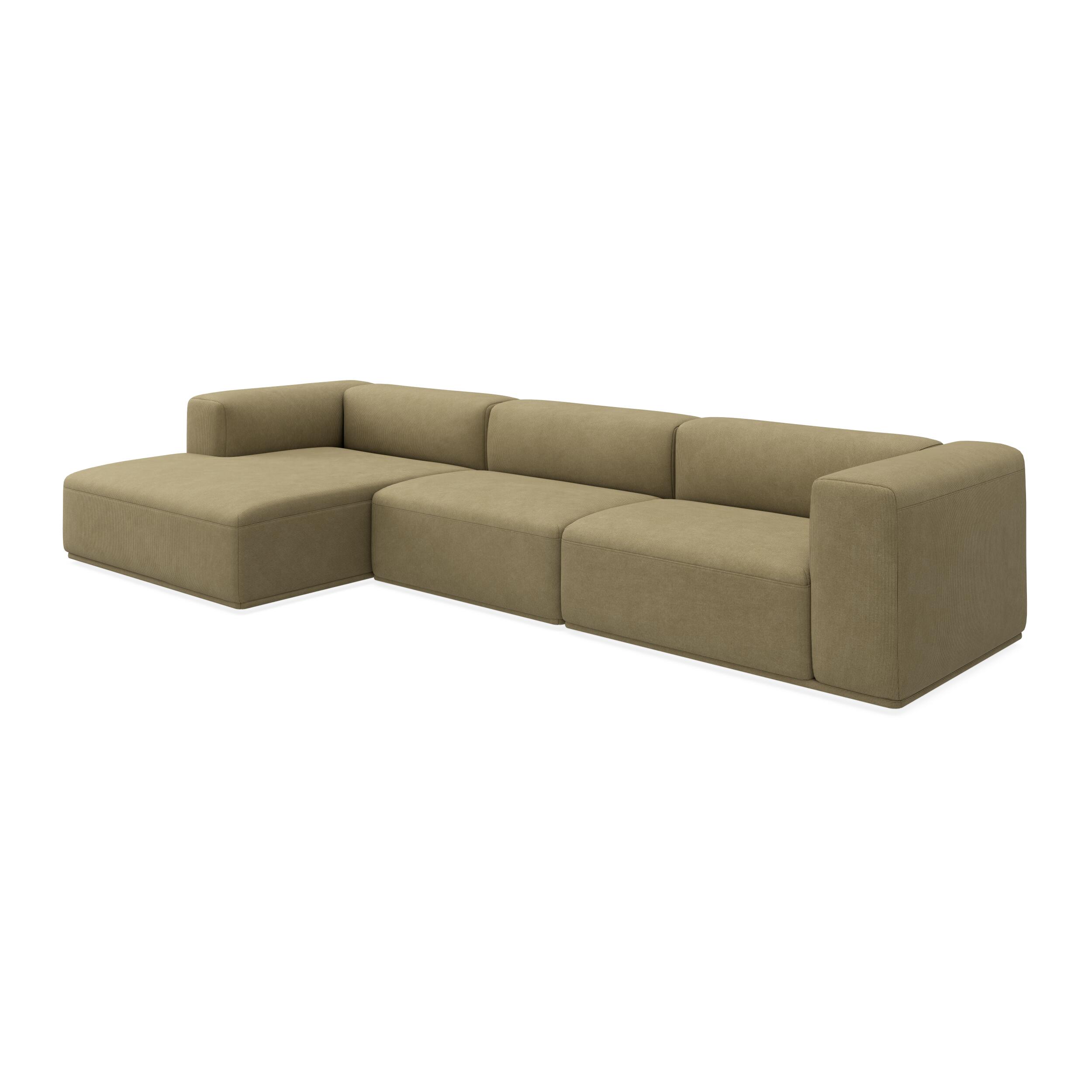 Zano 3-pers. venstrevendt sofa med chaiselong