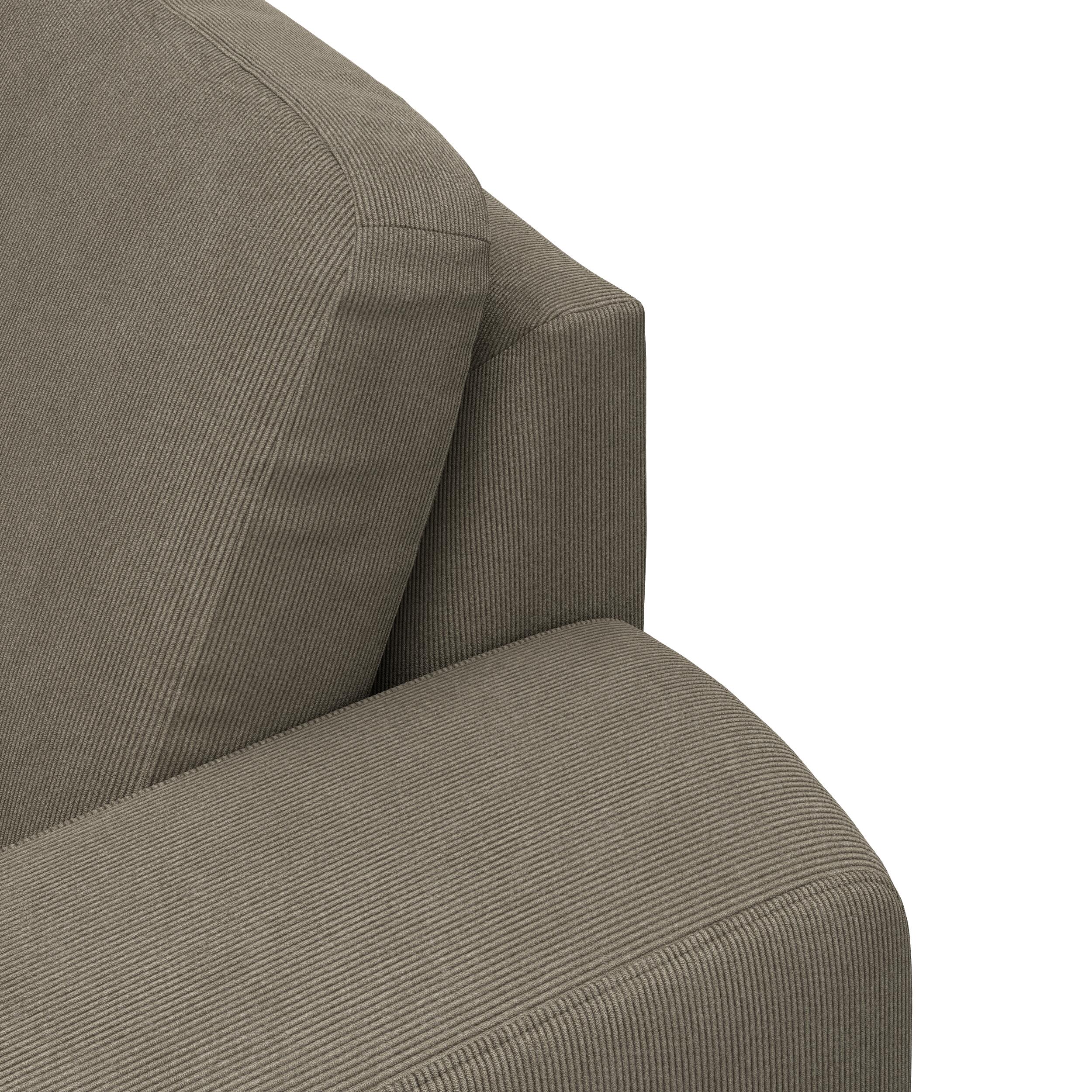 Molino venstrevendt hjørnesofa med pufafslutning 